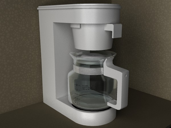 lightwave coffee maker 3d model - Coffee Maker by Irish Wolf Productions